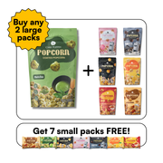 Chef Poppin Matcha Gourmet Coated Popcorn - 50g