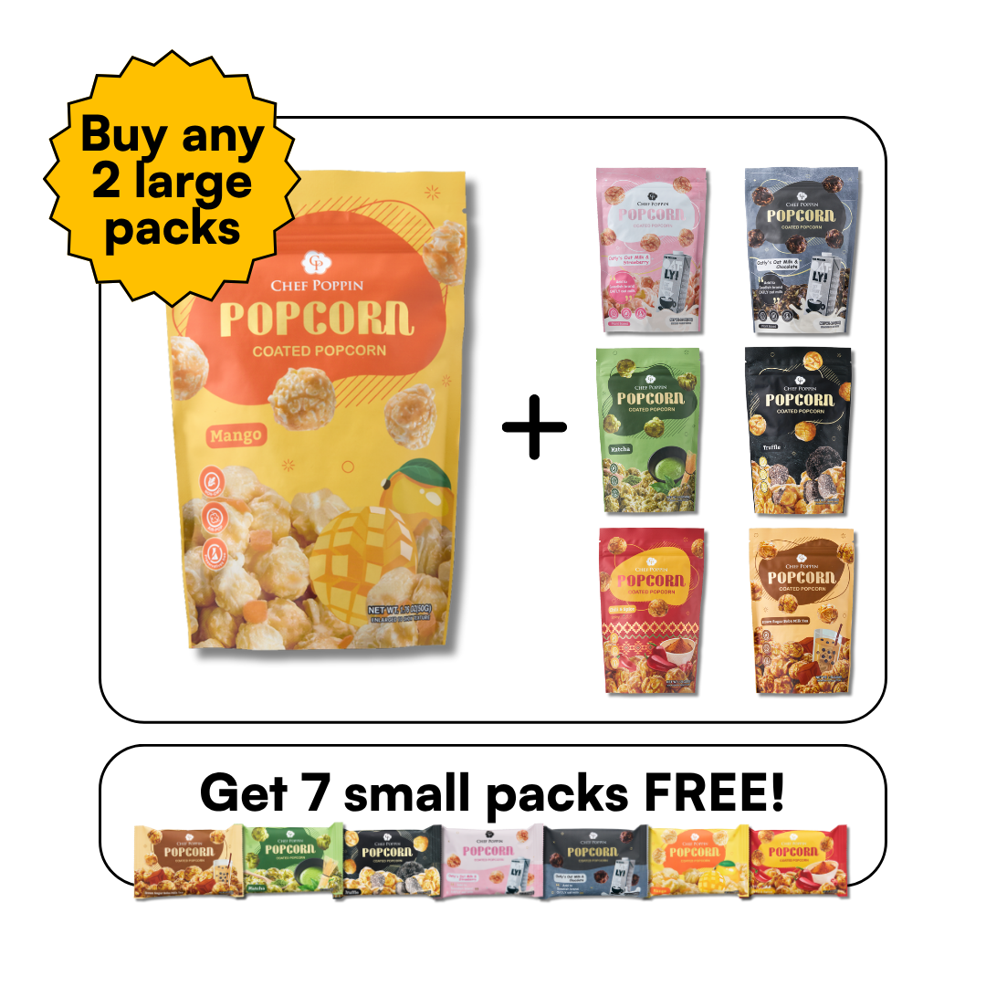 Chef Poppin 芒果風味 精品糖衣爆米花 - 50g