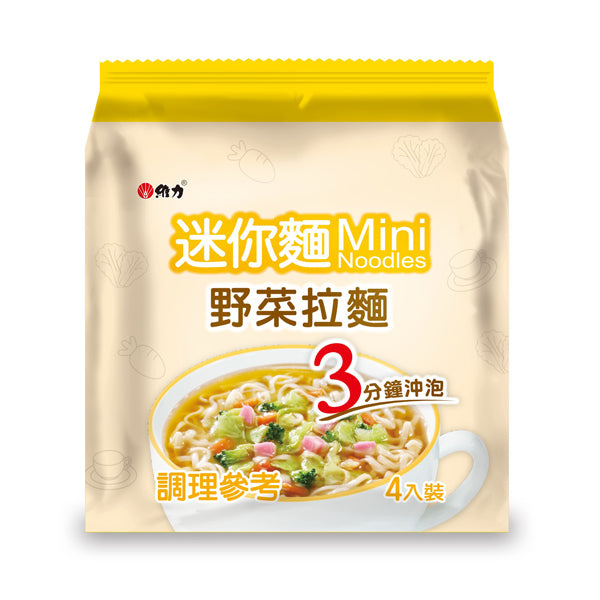 維力 迷你麵 野菜拉麵風味 - 20g x 4 