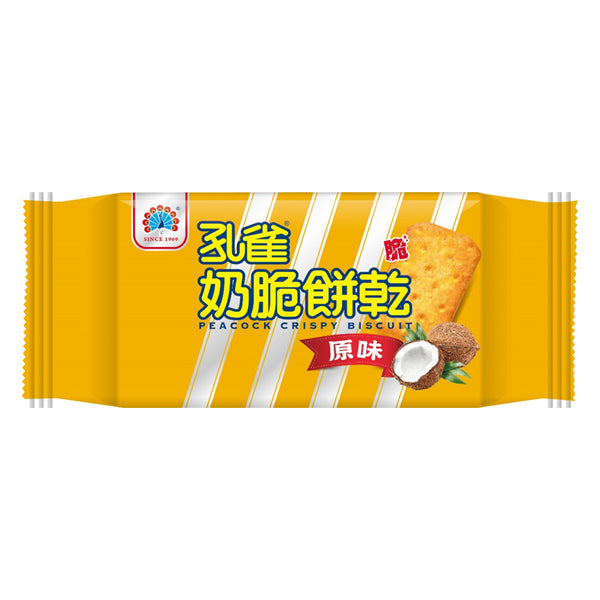 孔雀 奶脆餅乾 - 106g