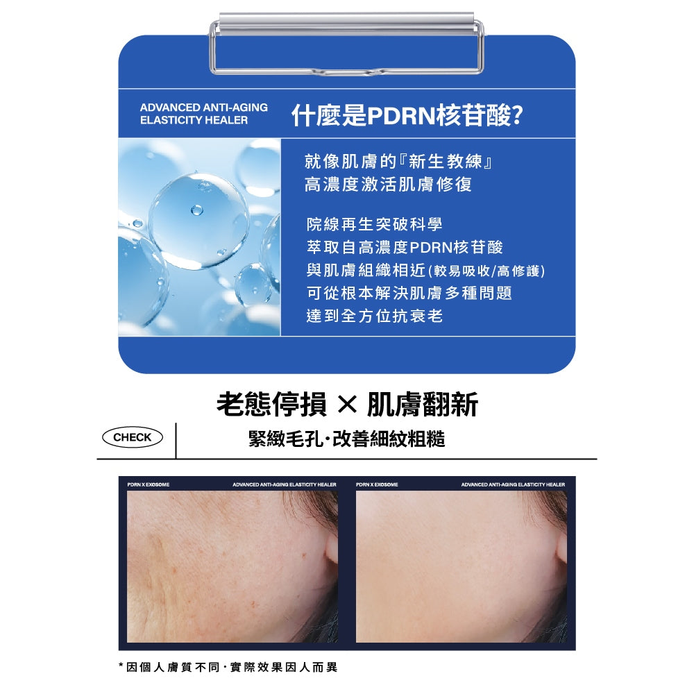 【 2+4 】MIRAE PDRN X Exosome Rejuvenating Serum 12000*2 + Free PDRN Exosome Masks*4