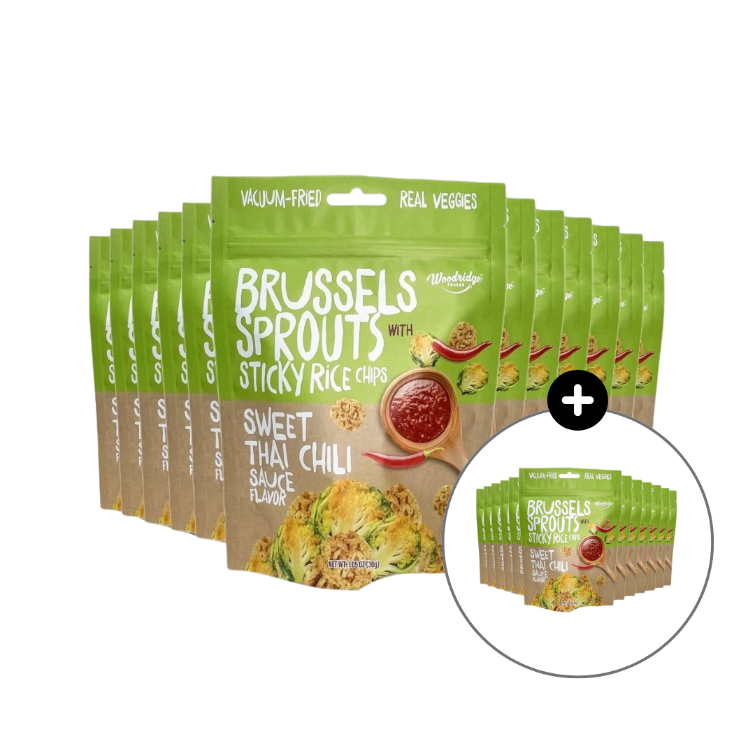 Woodridge Snacks Brussels Sprouts w/ Sticky Rice Chips Sweet Thai Chili (1.06 oz.) - 30g