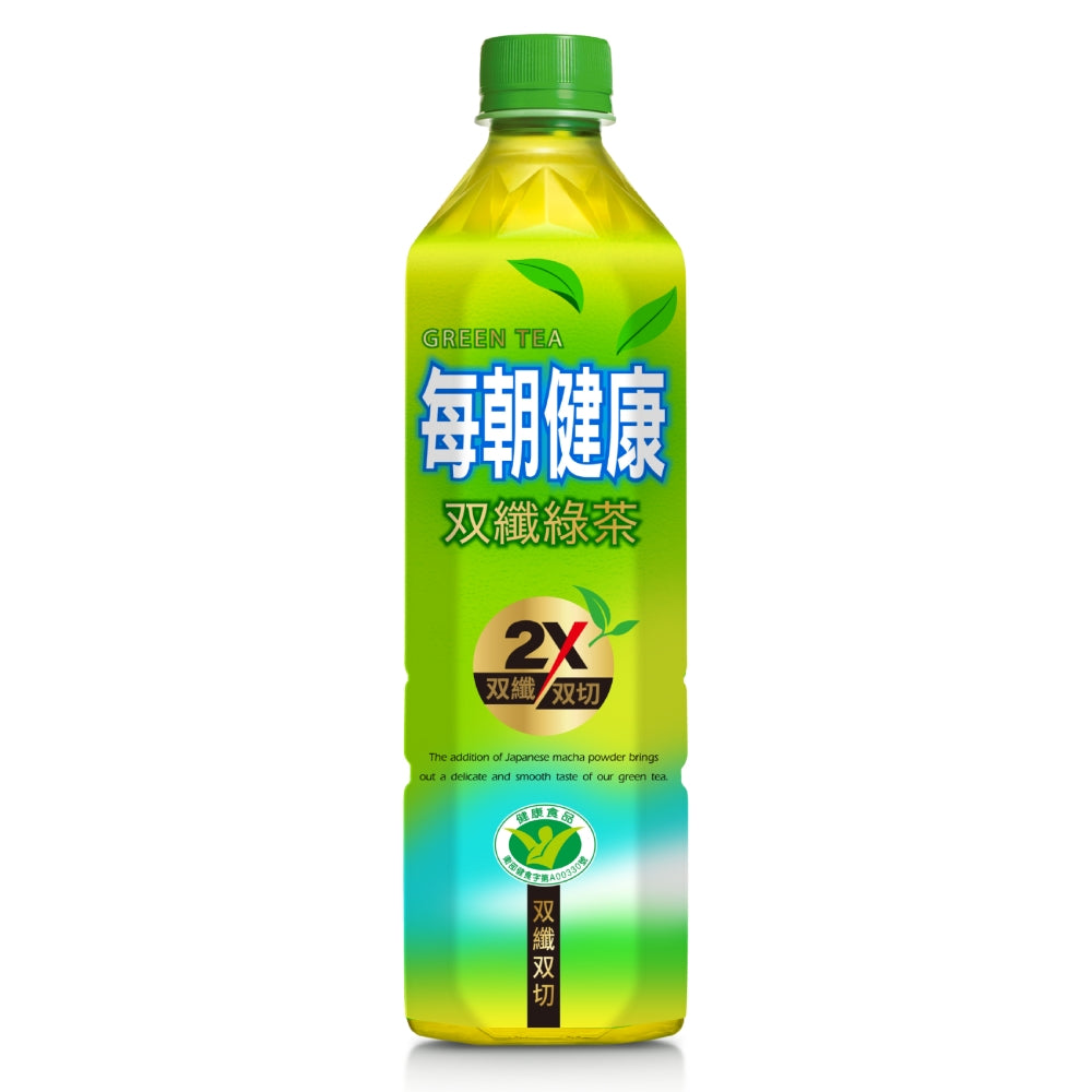 每朝健康雙纖綠茶 - 650ml 