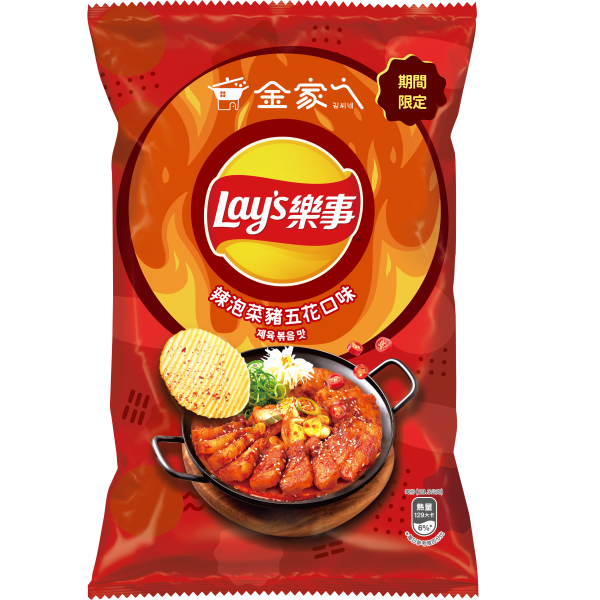 樂事 洋芋片 辣泡菜豬五花 - 70g 