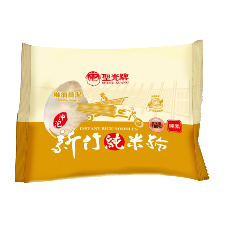 聖光牌 沖泡式100%純米米粉(麻油薑泥) - 72g