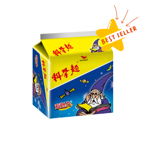 Uni-President Science Noodles - 40g x 5 Pack