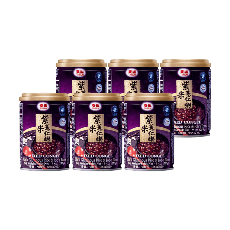 泰山紫米薏仁粥 - 255g x 6罐