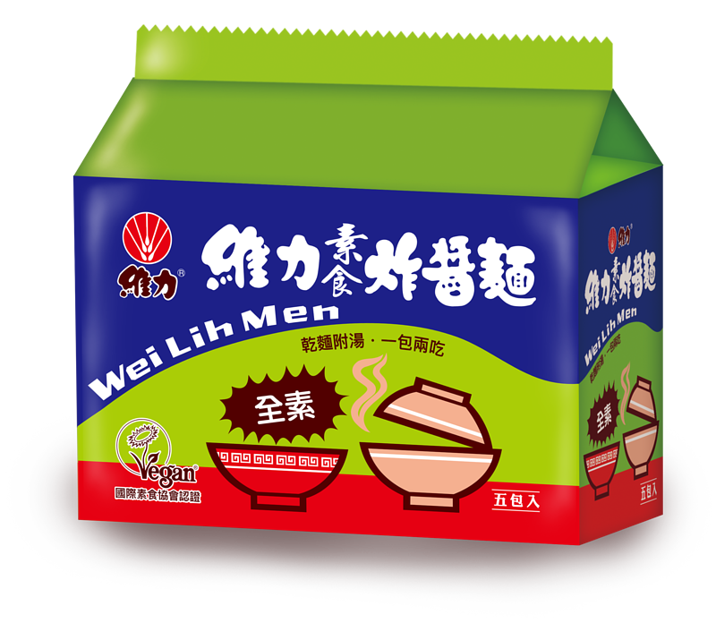 維力 炸醬麵 素食 - 90g x 5 