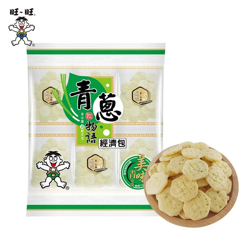 Want-Want Green Onion Rice Crackers - 240g
