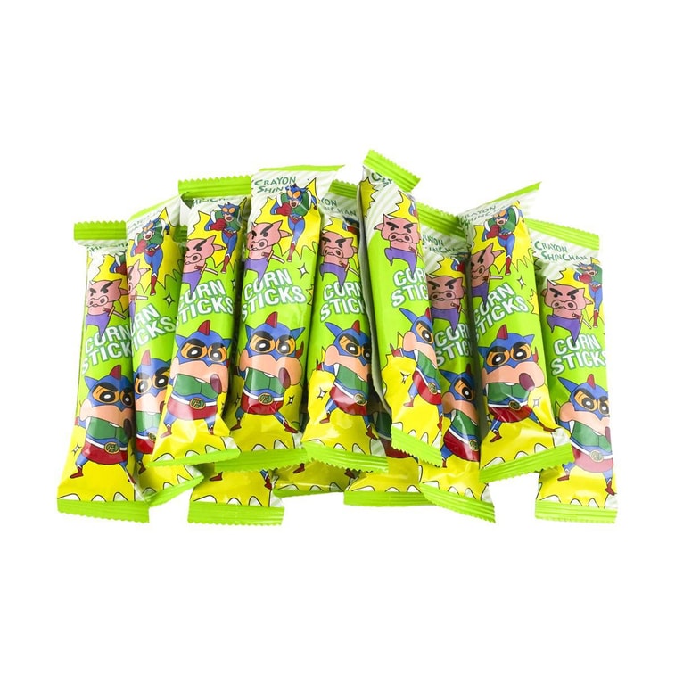Pei Tien Crayon Shinchan Corn Sticks Seaweed Flavor - 84g