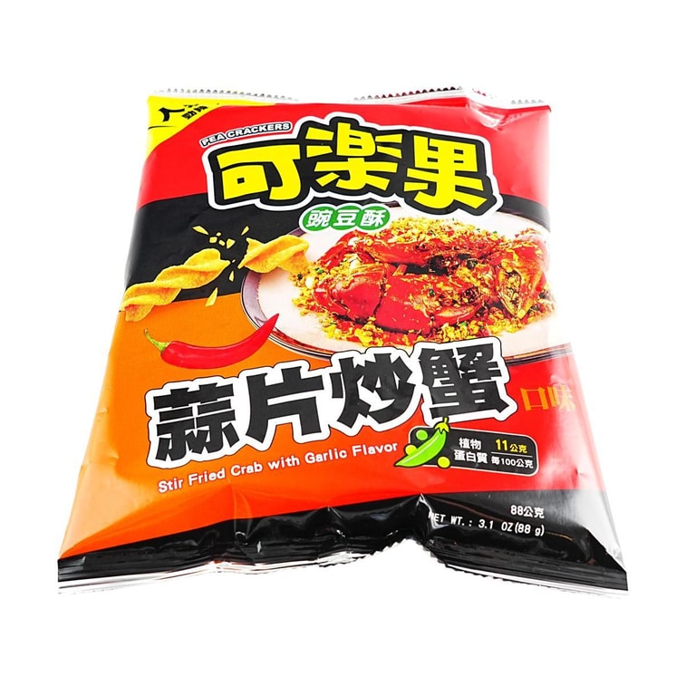 Koloko Pea Crackers Stir Fried Garlic Crab Flavor - 88g