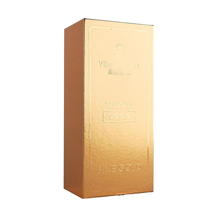 Vigor Kobo Golden Brick Gift Box with Apple Pineapple Pastries - 50g x 10 Pack