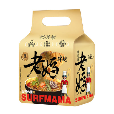 老媽拌麵 香菇炸醬口味 (4份/袋) 