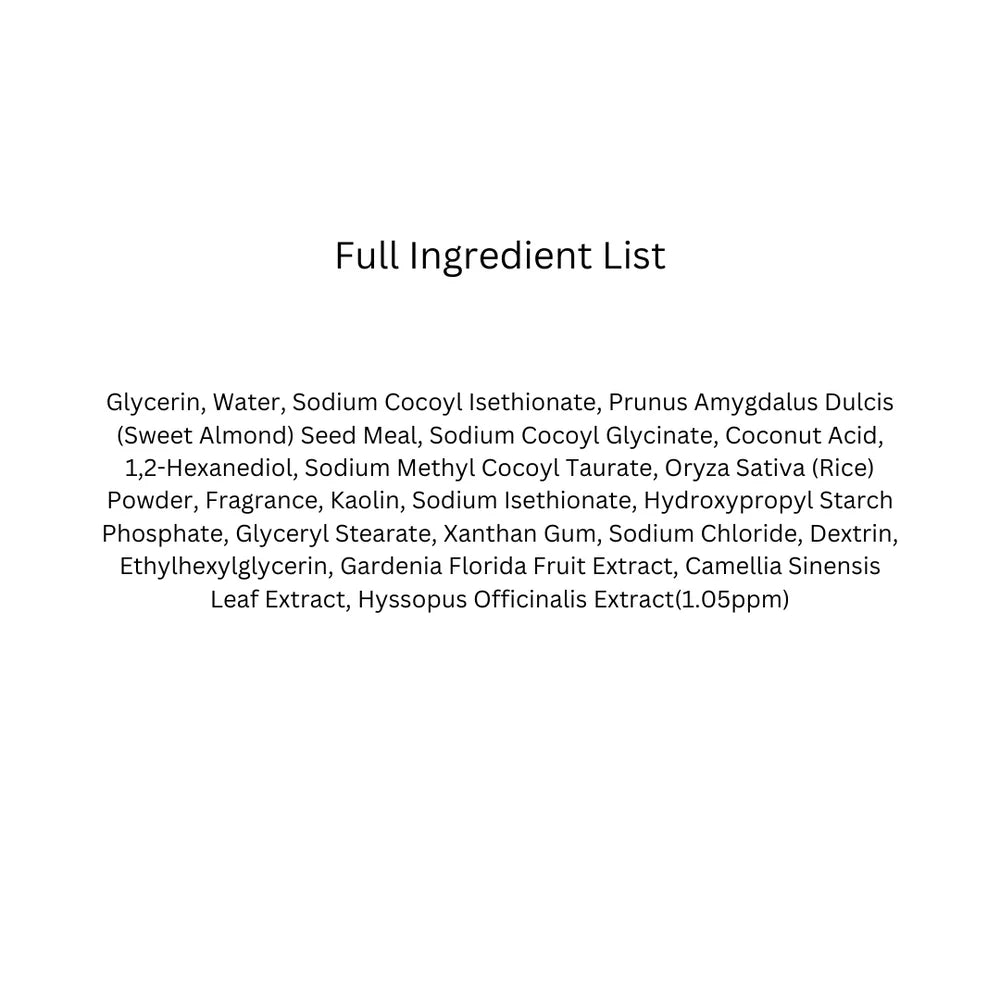 Arencia Blue Hyssop Rice Mochi Cleanser - 120g