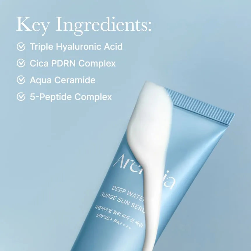 Arencia Deep Water Surge Sun Serum SPF50+ PA++++ - 50g