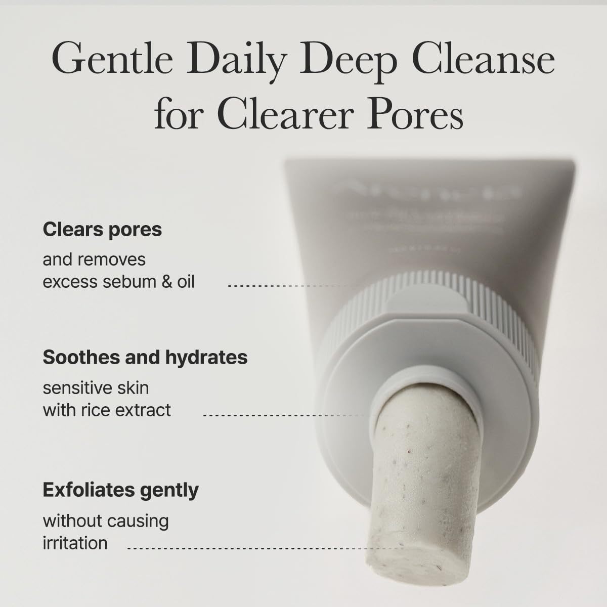 Arencia Rice + LHA Pore Control Rice Cake Cleanser - 150g
