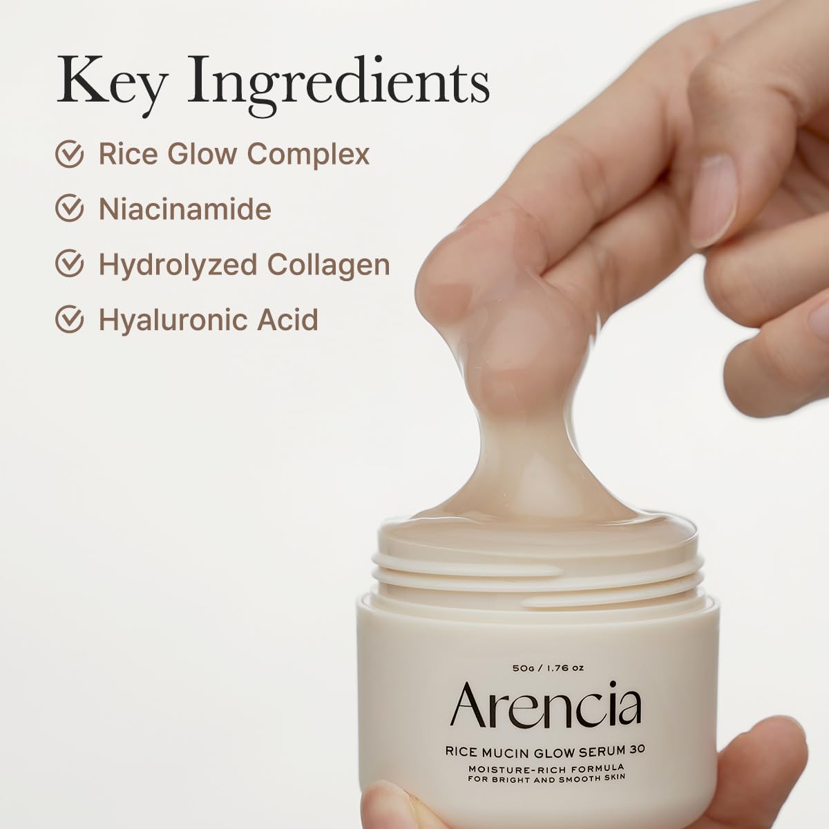 Arencia Rice Mucin Glow Serum 30 - 50g