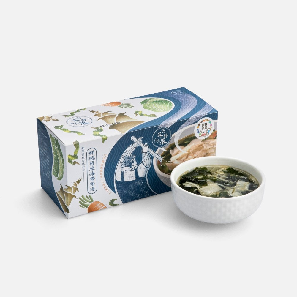 Bamboo Shoot & Seaweed Instant Soup - 26.5g x 8 Pack