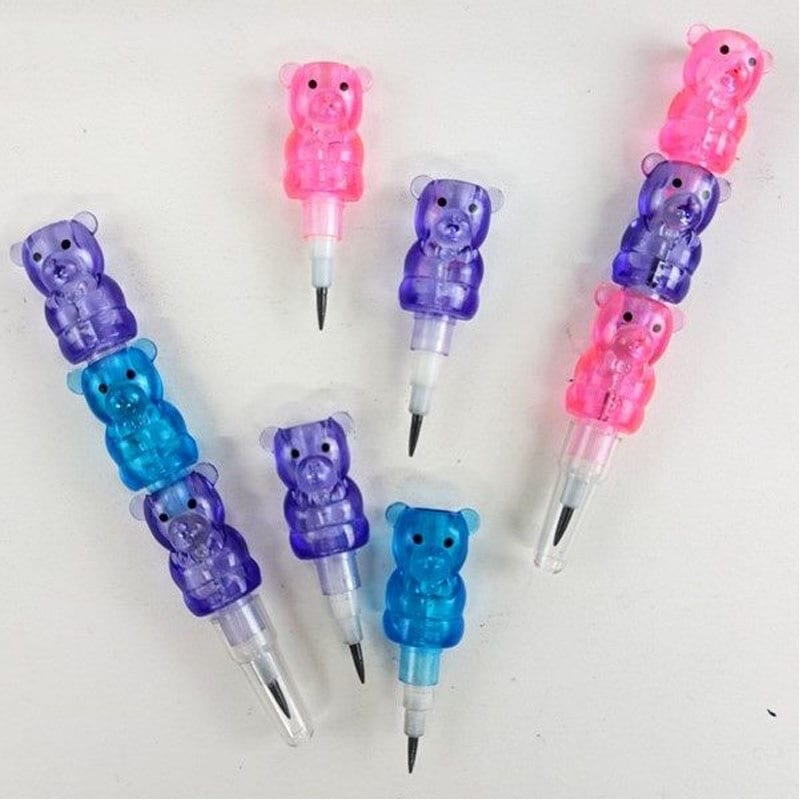 Bear-Shaped Rocket Pencil