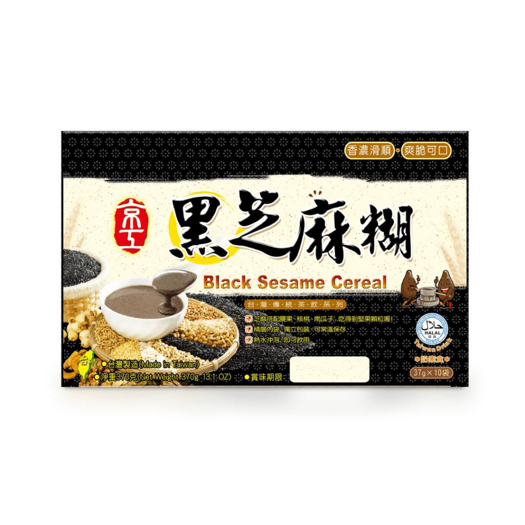 Black Sesame Cereal - 37g x 10 Pack