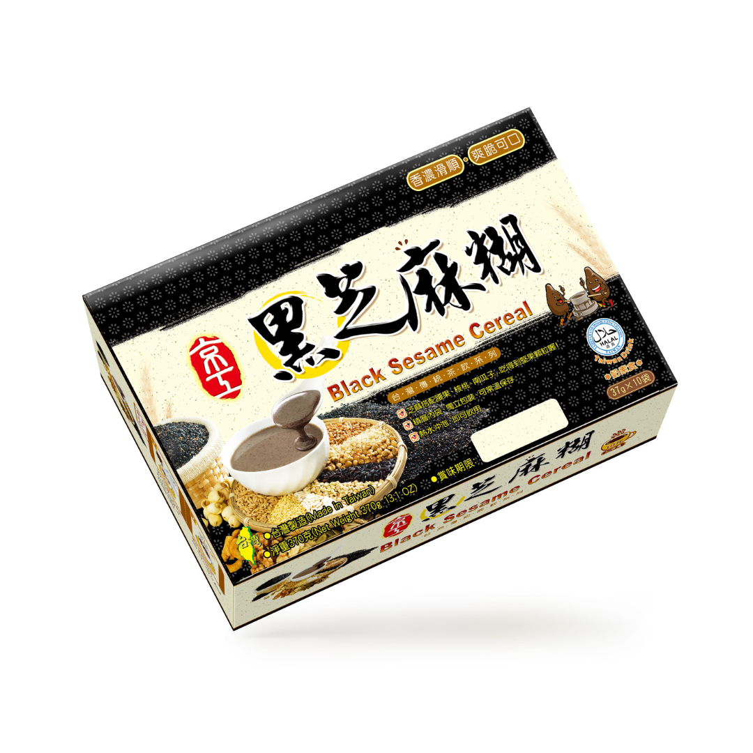 Black Sesame Cereal - 37g x 10 Pack