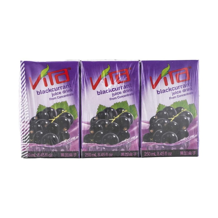 維他黑加侖子汁 - 250ml x 6包