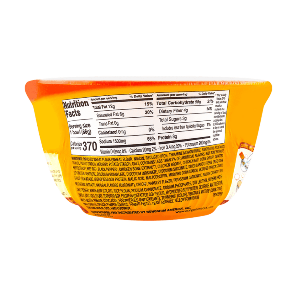NONGSHIM Bowl Noodle Soup Spicy Chicken Flavor - 86g