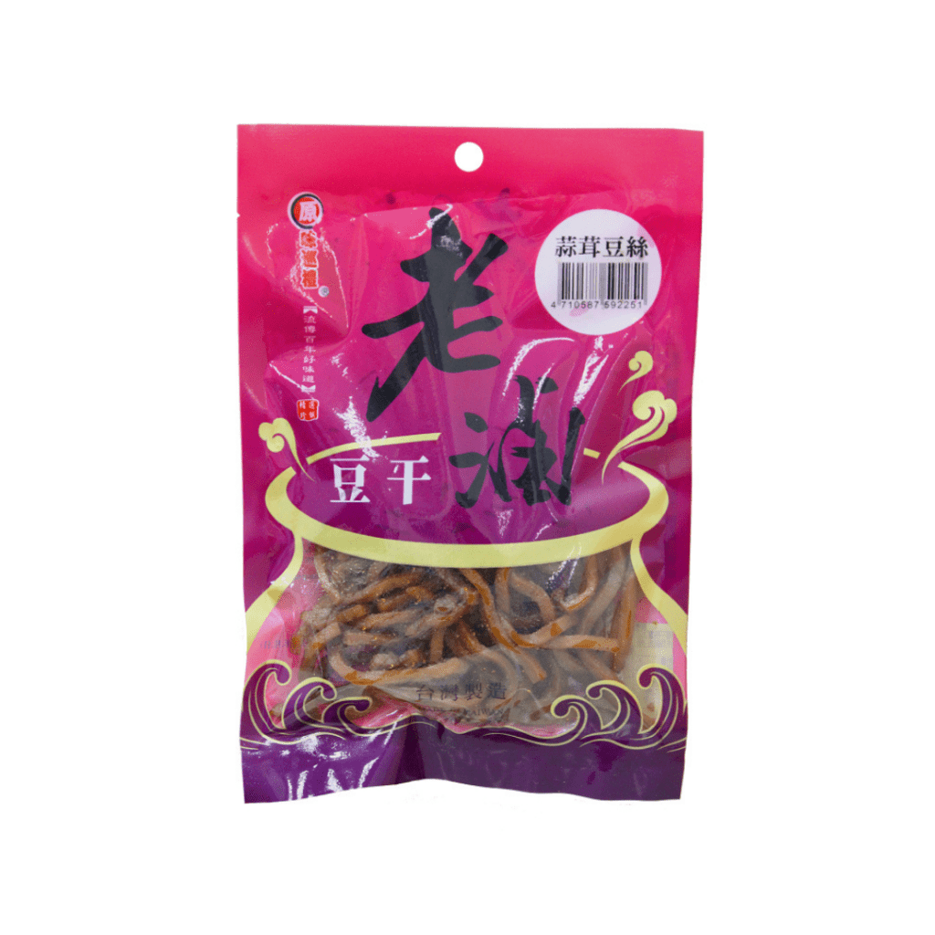 Braised Bean Curd Strips Garlic Flavor - 100g