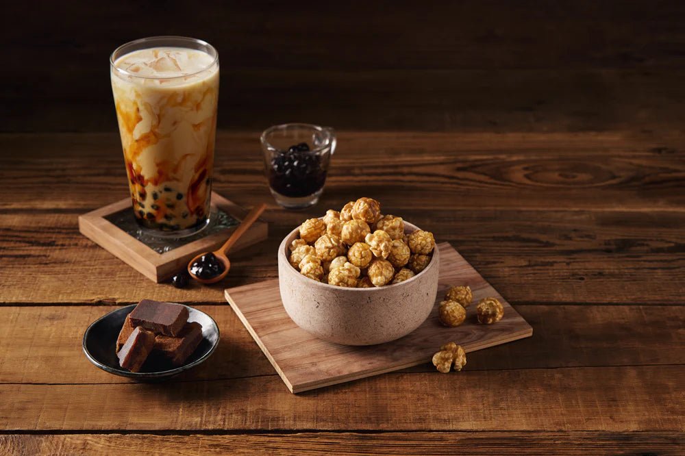Chef Poppin Brown Sugar Boba Milk Tea Gourmet Coated Popcorn - 85g