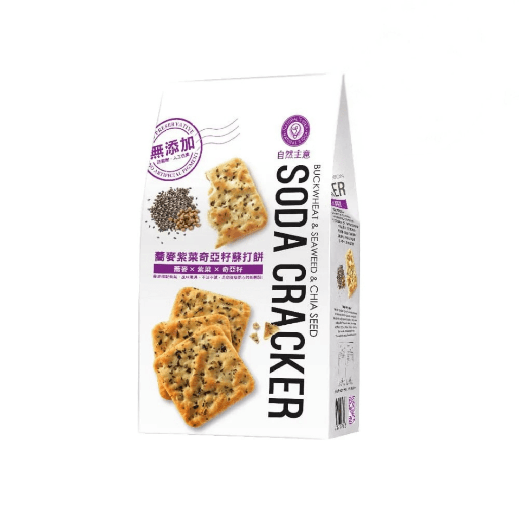 Natural's Idea Buckwheat & Seaweed & Chia Seed Soda Cracker - 180g