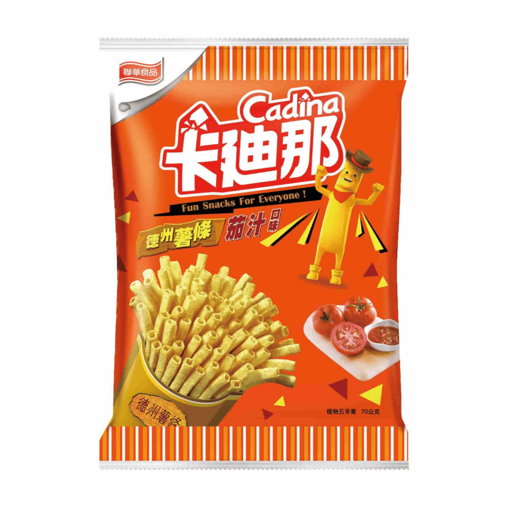 Cadina Texas Potato Chips Ketchup Flavor - 38g