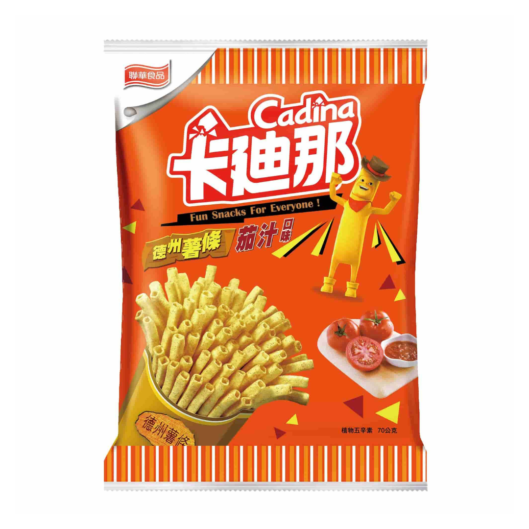 Cadina Texas Potato Chips Ketchup Flavor - 70g
