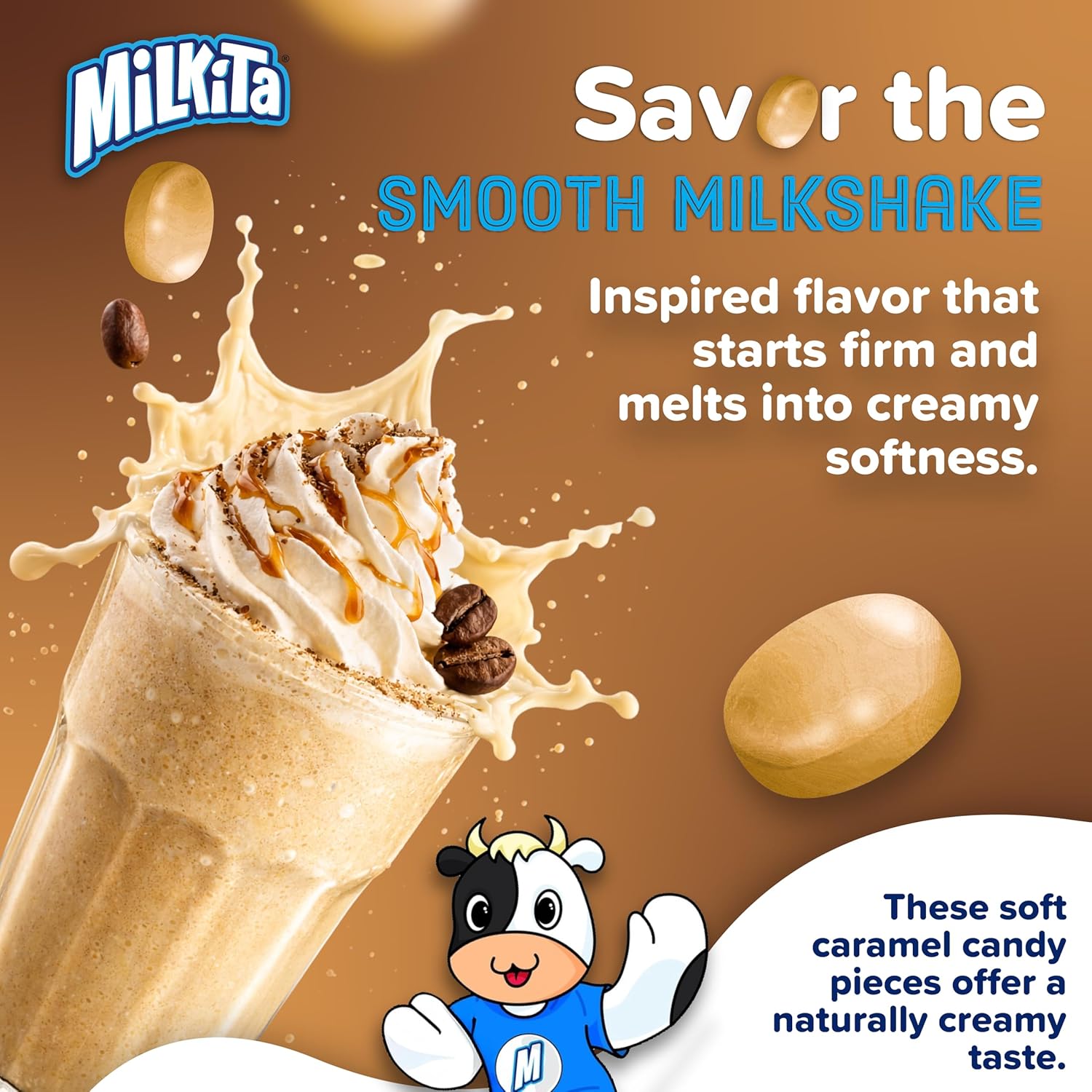 Milkita Real Milk Candy Cappuccino Flavor - 100g