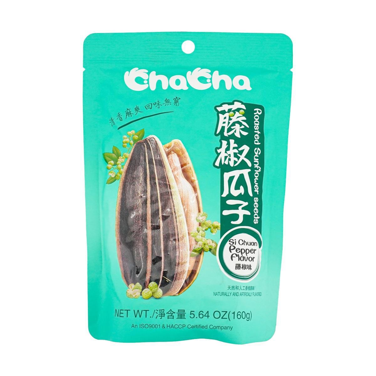 Chacha Roasted Sunflower Seeds Sichuan Pepper Flavor - 160g