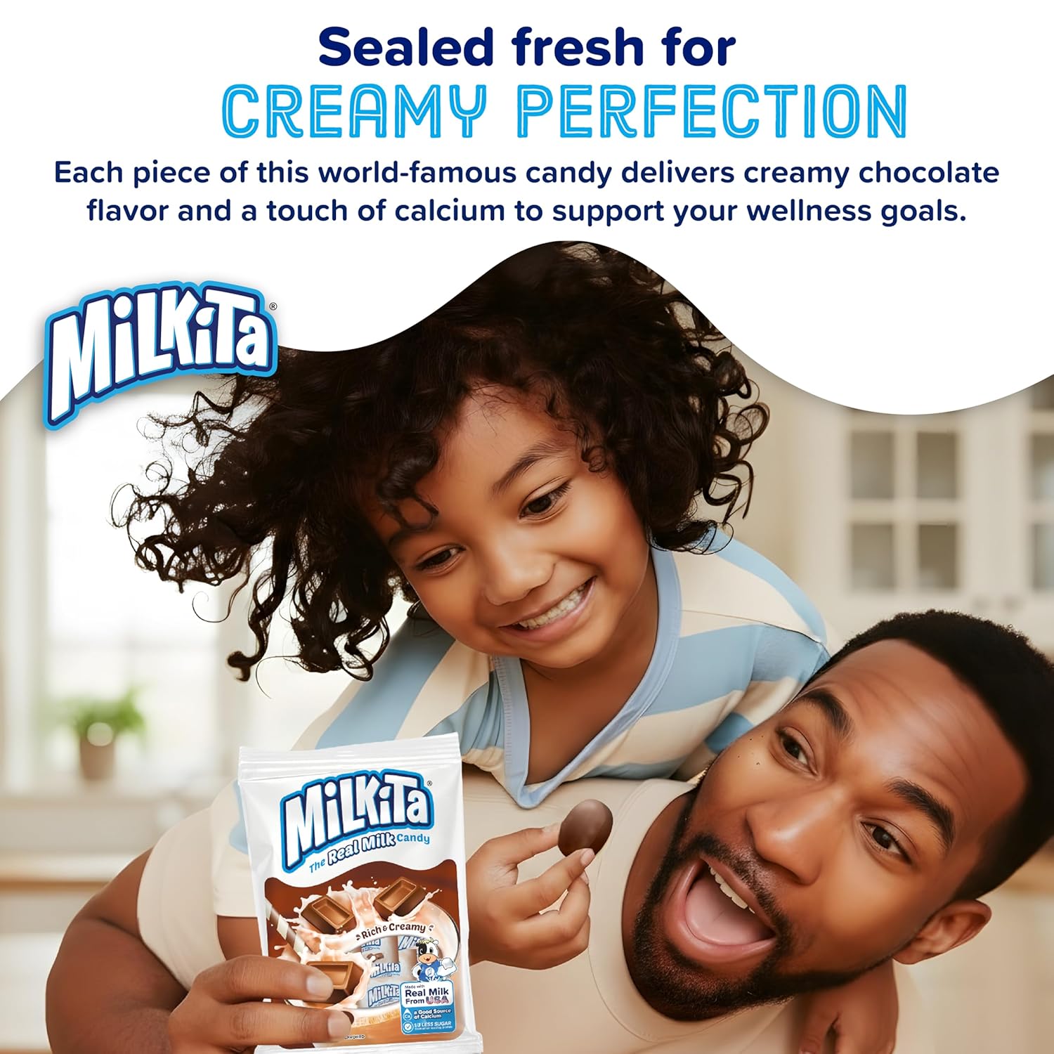 Milkita Real Milk Candy Chocolate Flavor - 100g