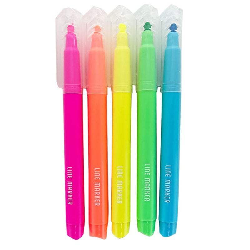 Colorful Highlighters – 5 Pack