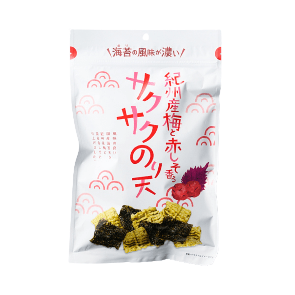 Crispy Nori Tempura with Kishu Plum & Red Shiso - 80g