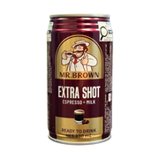 Mr. Brown Extra Shot Espresso & Milk Coffee - 330ml