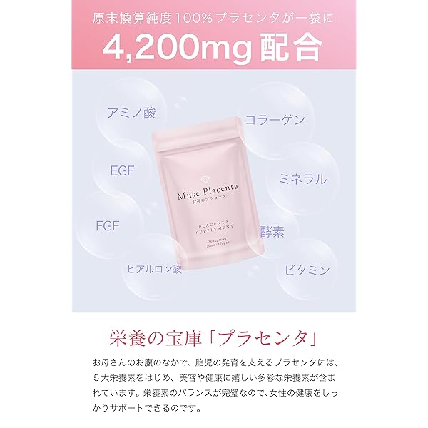 Megami Placenta Supplement (1 Month Supply) - 11g