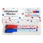 Fine Tip Whiteboard Markers Red & Blue