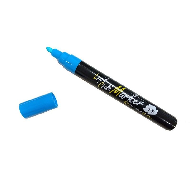 Fluorescent Blackboard Marker Medium Blue