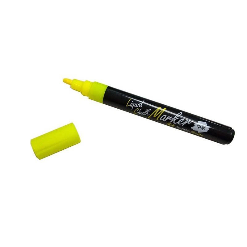 Fluorescent Blackboard Marker Medium Yellow