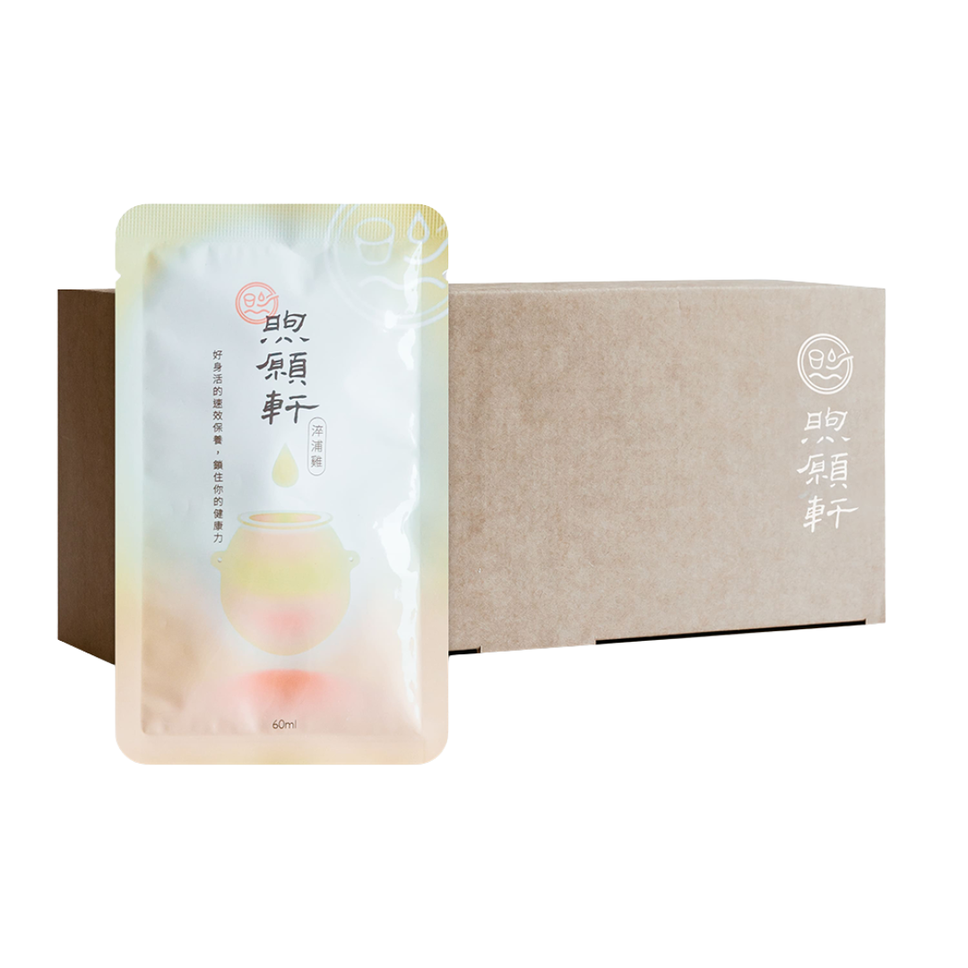 煦愿轩淬浦鸡原味常温30日组(原味滴鸡精) - 1800ml      
