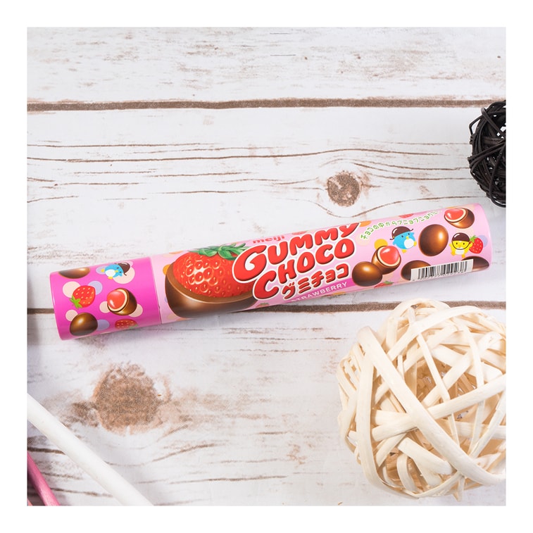Meiji Gummy Choco Strawberry Flavor - 81g