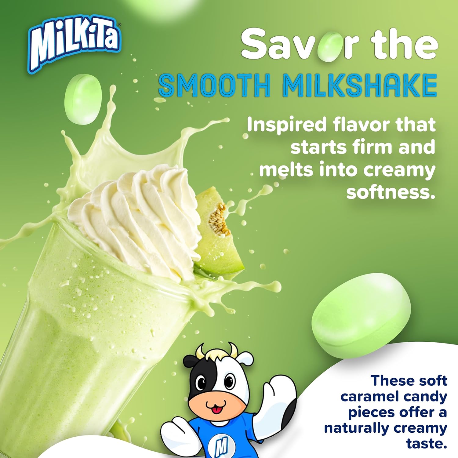 Milkita Real Milk Candy Honeydew Flavor - 100g