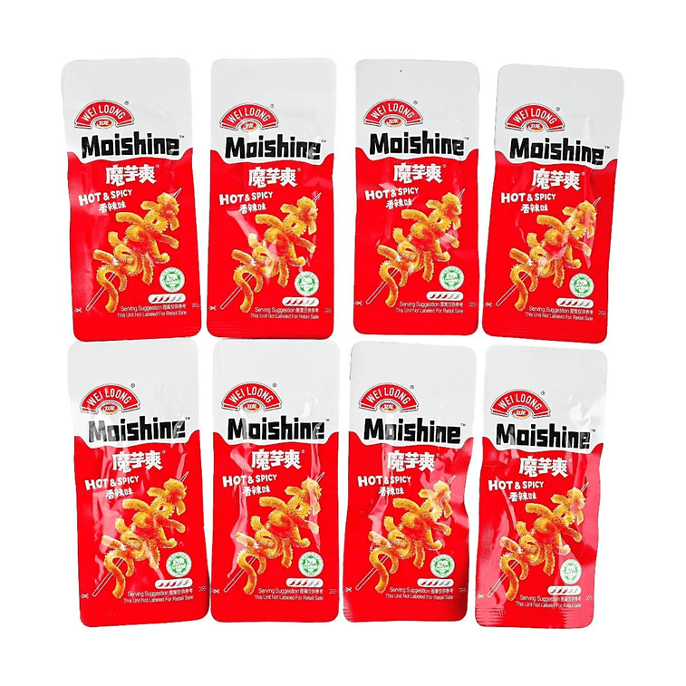 Wei Long Moishine Konjac Snacks Hot Spicy Flavor - 138g