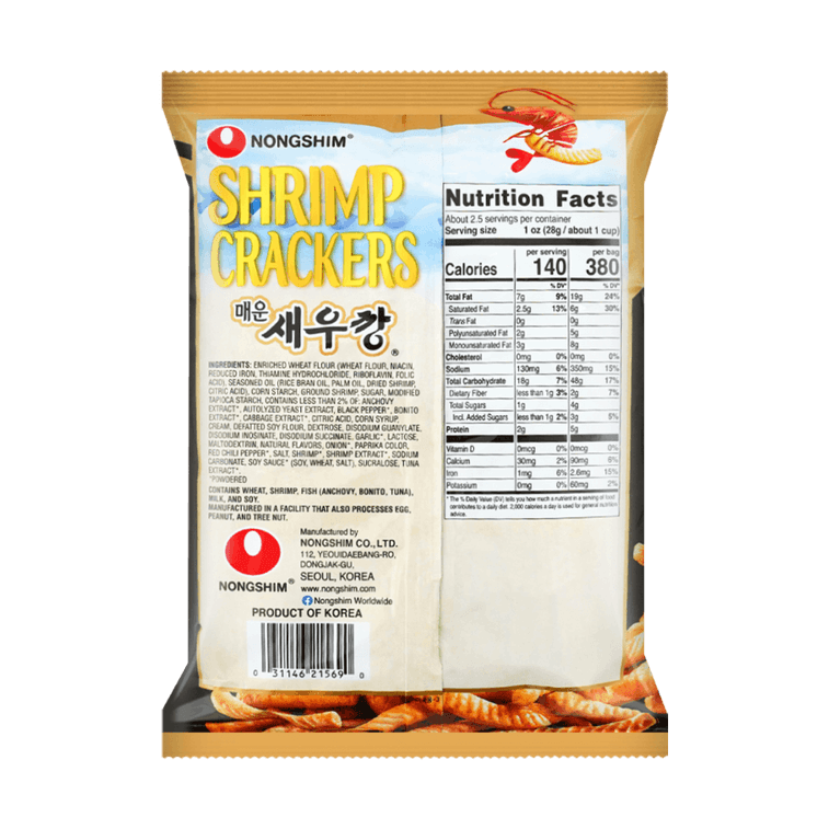 Nongshim Shrimp Cracker Hot - 75g