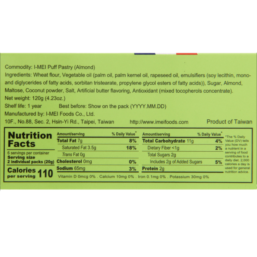 IMEI Almond Puff Pastry - 120g