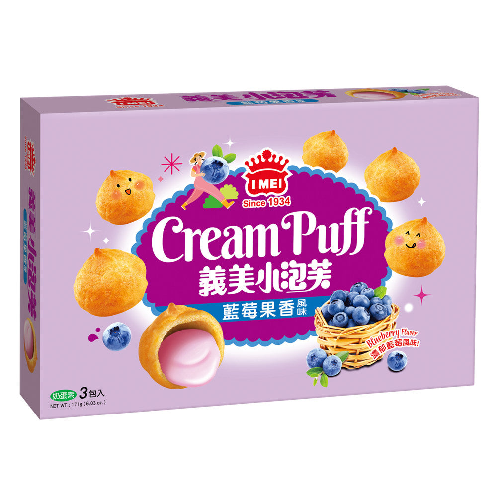 IMEI Cream Puffs Blueberry Flavor - 171g