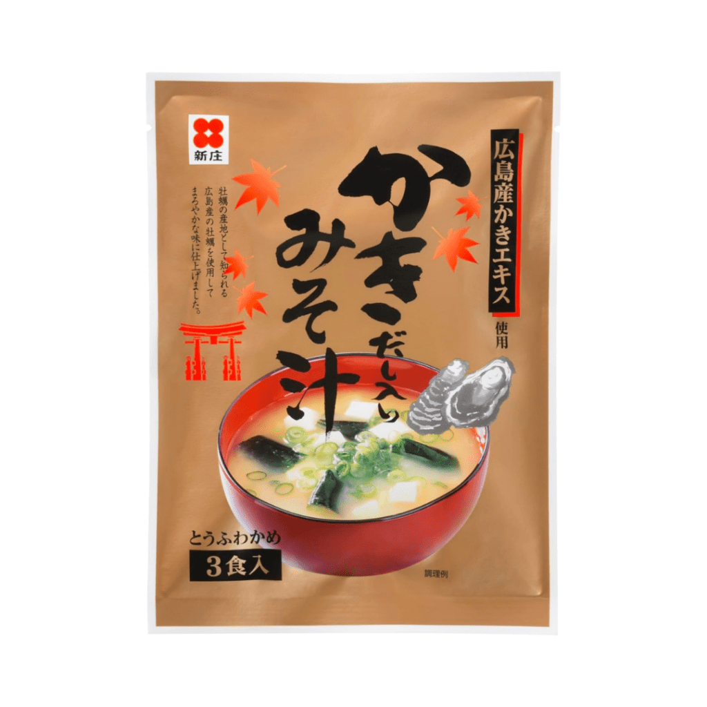 Instant Miso Soup with Oyster Broth (3 Servings) - 57.9g